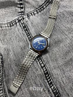 Vintage Skin Diver Rodania Watch Mechanic 37mm Swiss Made Watch 1970s Very Rare