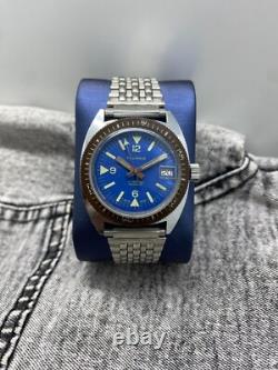 Vintage Skin Diver Rodania Watch Mechanic 37mm Swiss Made Watch 1970s Very Rare