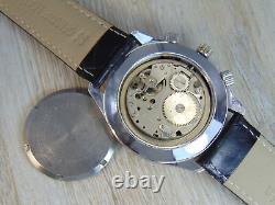 Vintage Soni (Sikura) Datomatic World Time mechanical rare Swiss mens watch