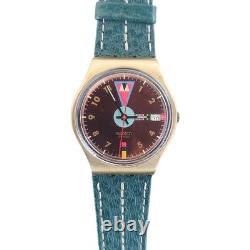 Vintage Swatch Watch BOCA VERDE GX402 1989 Standard Gents Rare Swiss Made Quartz