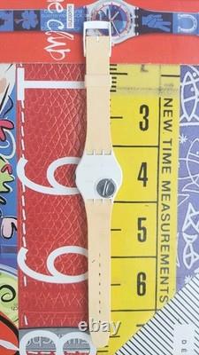 Vintage Swatch Watch GEOGLO GW403 1989 Standard Gents Rare Swiss Made Quartz