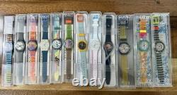Vintage Swatch Watch Lot of 12- 1980s 1990s Swiss Made Rare Designs MIB