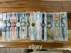 Vintage Swatch Watch Lot of 12- 1980s 1990s Swiss Made Rare Designs MIB