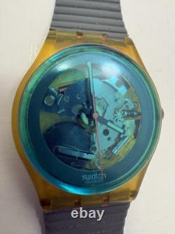 Vintage Swatch watch TURQUOISE BAY GK103 1987 Rare Swiss Made Quartz