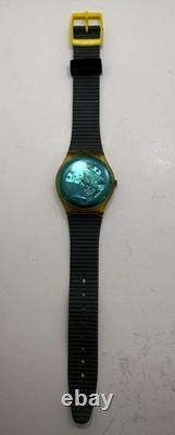 Vintage Swatch watch TURQUOISE BAY GK103 1987 Rare Swiss Made Quartz
