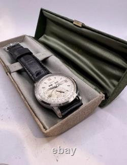 Vintage Swiss Cyma Triple Date Watch c. 1950s Beautiful & Rare Watch VG+