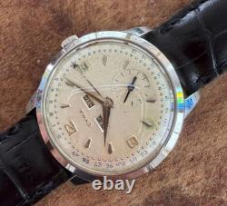 Vintage Swiss Cyma Triple Date Watch c. 1950s Beautiful & Rare Watch VG+