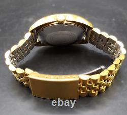 Vintage Swiss Gruen Precision Automatic 25 Jewels Gold Tone Mens Watch-Rare