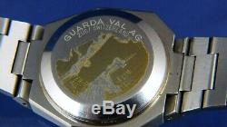 Vintage Swiss Guarda Val Quartz LCD Digital Watch 1970s Boxed Very RARE