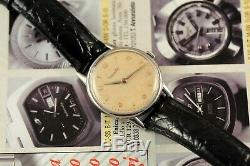 Vintage Swiss International Watch 89 Cal. 35mm Stainless Steel Manual Wind Rare