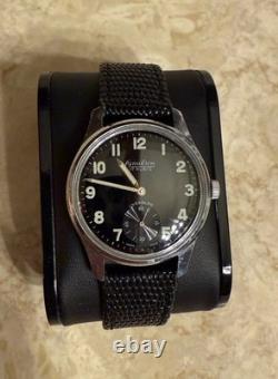 Vintage Swiss Made 60's Omikron Men's Military Style Mechanical Watch RARE