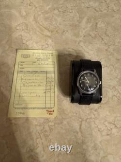 Vintage Swiss Made 60's Omikron Men's Military Style Mechanical Watch RARE
