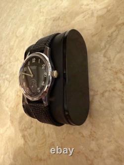 Vintage Swiss Made 60's Omikron Men's Military Style Mechanical Watch RARE