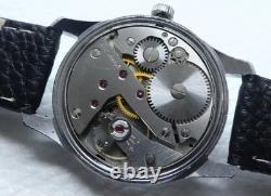 Vintage Swiss Made 60's Omikron Men's Military Style Mechanical Watch RARE