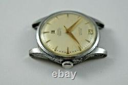 Vintage Swiss Made Mulco Extra Rare Large 37mm Case Automatic Date Watch lot. E