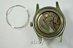 Vintage Swiss Made Mulco Extra Rare Large 37mm Case Automatic Date Watch lot. E