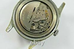 Vintage Swiss Made Mulco Extra Rare Large 37mm Case Automatic Date Watch lot. E