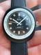Vintage Swiss Rare Watch Bero Sealine Brevet Case PVD Black Diver's Men's 40mm