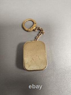 Vintage Swiss Reuge Musical Pendant Keychain Rare Works & Plays