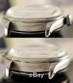 Vintage Swiss Rolex Oyster 6284 Semi Bubble Back Watch Stainless Steel 1954 RARE