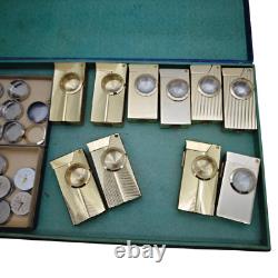 Vintage Swiss Stock Watch Lighter F Or Repair Spare Part Rare Collectible
