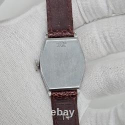 Vintage Swiss Warwick Swiss 6 Jewel Art Deco Men's Wrist Watch Master Rare Runs