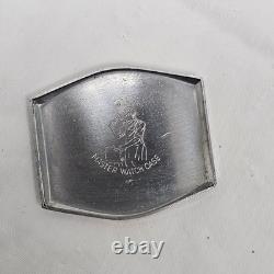 Vintage Swiss Warwick Swiss 6 Jewel Art Deco Men's Wrist Watch Master Rare Runs