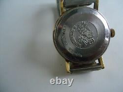 Vintage Swiss Watch Movado Kingmatic S Sub-Sea 28 Jewels, Gold Plated, 1960s, Rare