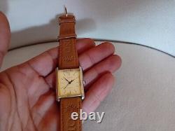 Vintage Tanus watch Tank mechanic Swiss watch 1970s Rare Watch