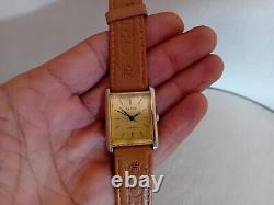 Vintage Tanus watch Tank mechanic Swiss watch 1970s Rare Watch