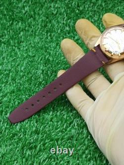 Vintage Tramway 17 Jewels Swiss Made Mechanical Men Watch Date Gold Plated RARE