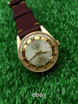 Vintage Tramway 17 Jewels Swiss Made Mechanical Men Watch Date Gold Plated RARE