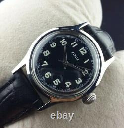 Vintage Tudor aqua (Rolex) Swiss winding working wrist watch rare 30.9mm case