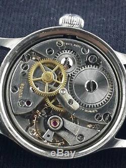 Vintage Tudor aqua (Rolex) Swiss winding working wrist watch rare 30.9mm case