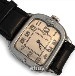 Vintage Ultra Rare 1927 Chevrolet Radiator Quota Award H. Didisheim Swiss Watch