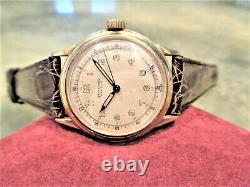 Vintage Ultra Rare 1940's Universal Geneve Solid 14K 585 Cal. 263 Swiss Watch