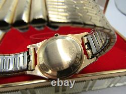 Vintage Ultra Rare Gents Benrus Citation Swiss Sub Second Slim Cross Hair Watch