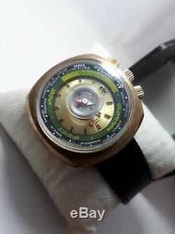 Vintage V Rare Balil Muslim Watch Automatic Mens BIG SIZE Swiss Made