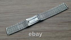 Vintage VERY RARE 1970s Tissot NSA Stainless Steel Bracelet Swiss Made Excellent