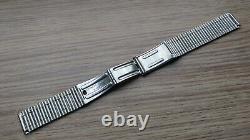 Vintage VERY RARE 1970s Tissot NSA Stainless Steel Bracelet Swiss Made Excellent