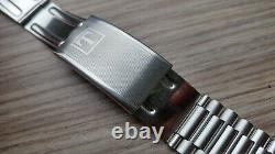 Vintage VERY RARE 1970s Tissot NSA Stainless Steel Bracelet Swiss Made Excellent