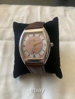 Vintage Van Der Bauwede Silver 800 Automatic Watch Rare Dial Swiss 25 Jewel