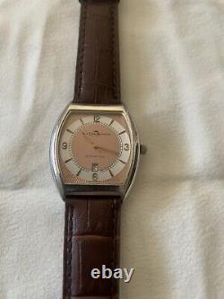 Vintage Van Der Bauwede Silver 800 Automatic Watch Rare Dial Swiss 25 Jewel