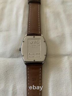 Vintage Van Der Bauwede Silver 800 Automatic Watch Rare Dial Swiss 25 Jewel