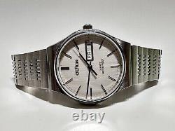 Vintage Very Rare Collectible Swiss All St. Steel Men's Quartz Watch Otron 7j