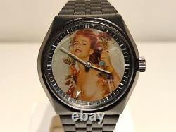 Vintage Very Rare Mystery Erotic Dial Men's Swiss Mechanical Watch Buler