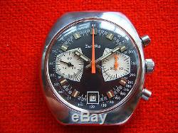 Vintage Very Rare Old Swiss Made Wrist-Watch Chronogtaph ZENTRA Cal. Valjoux 7734