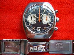 Vintage Very Rare Old Swiss Made Wrist-Watch Chronogtaph ZENTRA Cal. Valjoux 7734