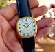 Vintage Vetta watch Tank mechanic Swiss watch Gold plated 1970s Rare Watch