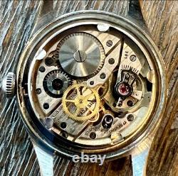 Vintage WWII Alb. Grossenbacher Swiss Mechanical Trench Watch 1940s RARE Optima